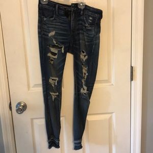 American Eagle ripped jeans